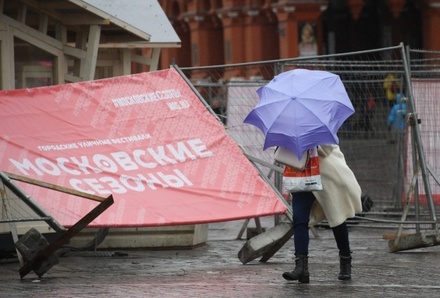 В Москве два человека пострадали от ураганного ветра