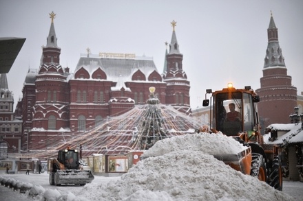 За минувшие сутки в Москве выпало 14 см снега