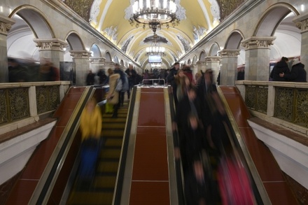 Московское метро переведено на усиленный режим работы из-за снегопада
