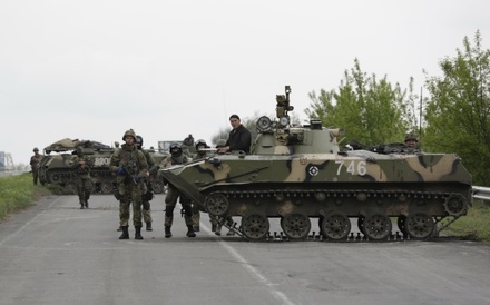Киев заявил о взятии под контроль посёлка Николаевка под Славянском