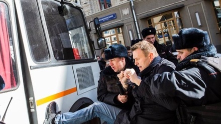 На Тверской улице в Москве задержан Алексей Навальный