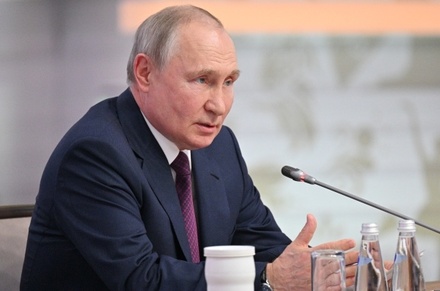 Владимир Путин заявил о начале украинского контрнаступления
