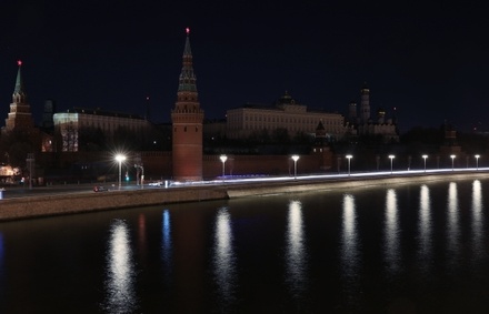 В «Час Земли» в Москве отключили подсветку почти двух тысяч зданий
