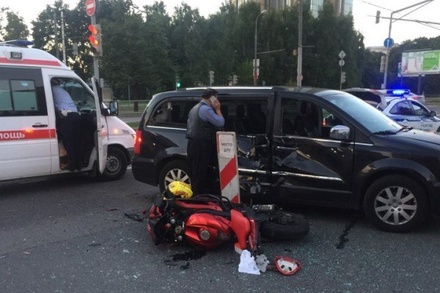 В результате ДТП на юго-западе Москвы погиб байкер