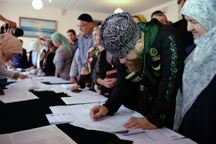 Путин набрал в Чечне 91,44 процента голосов