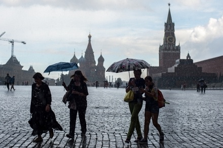 Сильный ветер и кратковременные дожди ожидают москвичей в выходные