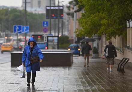 В МЧС сообщили о продолжении сильного дождя в Москве до утра 14 июля