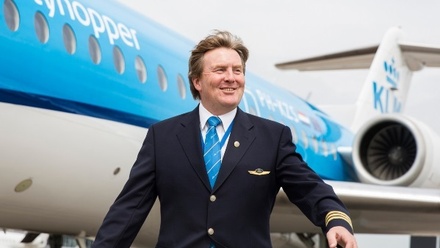 Король Нидерландов тайно подрабатывает пилотом на рейсах дочерней компании KLM