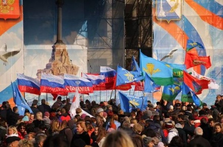 В Севастополе митинг в поддержку политического курса Путина собрал 5 тысяч человек