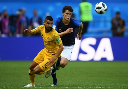 Франция обыграла Австралию на чемпионате мира со счётом 2:1