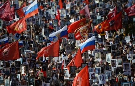 В акции «Бессмертный полк» в РФ и мире приняли участие более 1,5 млн человек