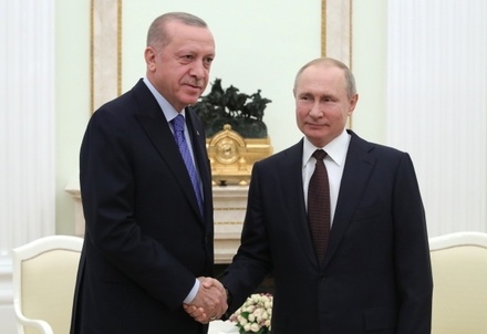 В Кремле завершились переговоры Владимира Путина и Реджепа Тайипа Эрдогана