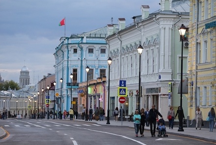 Число пешеходов после ремонта улиц в центре Москвы увеличилось в 5-7 раз
