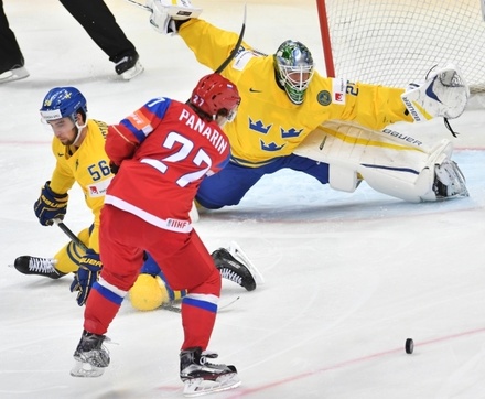 Россия обыграла Швецию в матче чемпионата мира по хоккею