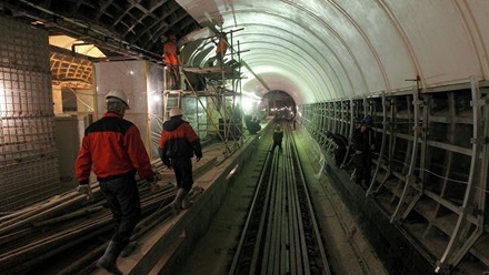 В Петербурге 30 метростроевцев объявили голодовку в шахте