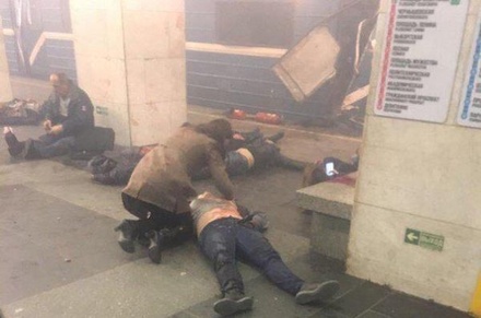 Взрыв в петербургском метро.  Online (Трансляция завершена)