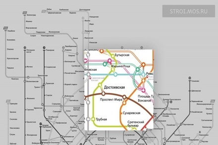 Собянин объявил о начале строительства станции «Достоевская» Кольцевой линии метро