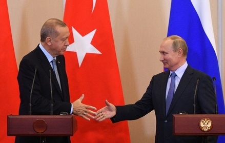 Владимир Путин и Реджеп Тайип Эрдоган обсудили ситуацию в Сирии