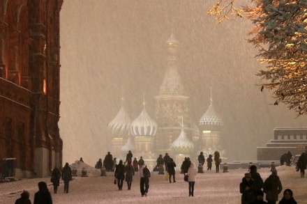 На выходных в Москве ожидается мокрый снег и порывистый ветер