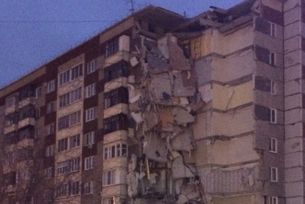 Глава Ижевска выехал на место обрушения жилого дома