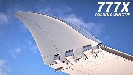 Авиавласти США разрешили использовать складное крыло в Boeing 777Х