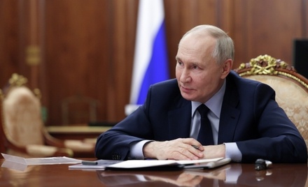 Владимир Путин прибыл в Курскую область