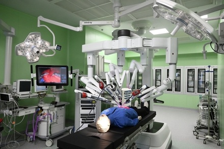 В подмосковной больнице заработал первый в России робот-хирург 