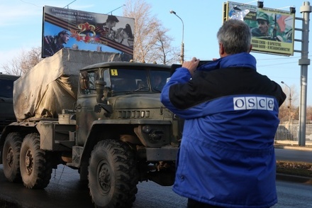 Наблюдатели ОБСЕ пока не подтверждают отвод вооружения в Донбассе
