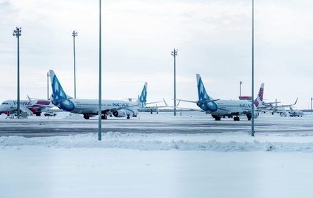 В Казахстане из запланированных 216 внутренних авиарейсов 163 отменены