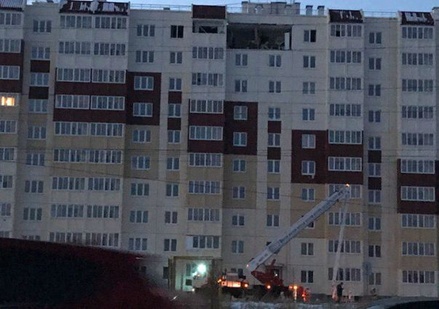 Взрыв газа произошёл в десятиэтажном жилом доме в Омске