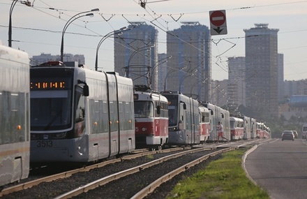 Максимальное время ожидания трамвая в Москве сократят до 8 минут