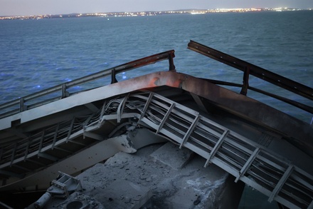 Власти Крыма пообещали закончить восстановление Крымского моста за полтора месяца
