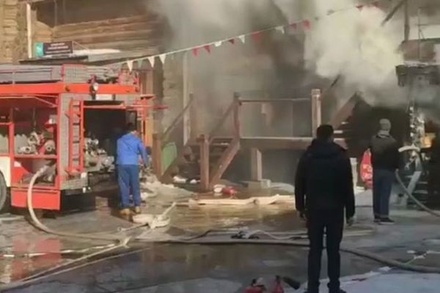 Пожарные потушили возгорание в Измайловском кремле