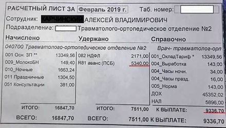 Врач и учительница из Тольятти показали свои расчётные листы