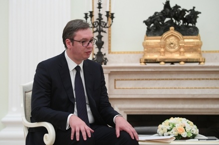 Президент Сербии Александр Вучич прибыл в Россию