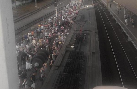 В Москве в районе ж/д станции Кунцево произошёл сбой