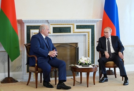 В Кремле начались переговоры Владимира Путина и Александра Лукашенко