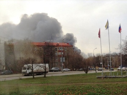 На севере Москвы произошёл крупный пожар на складе
