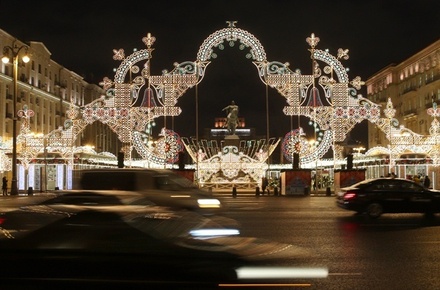 Главные центральные улицы Москвы перекроют с 29 декабря по 4 января