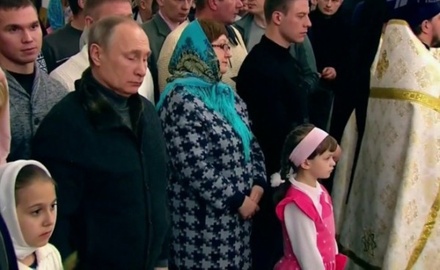 Владимир Путин традиционно встретит Рождество не в Москве
