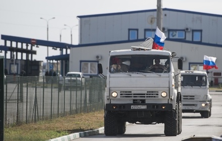 В России готовят очередную гуманитарную колонну для жителей Донбасса