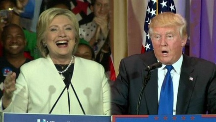 Хиллари Клинтон и Дональд Трамп выиграли праймериз в Нью-Йорке