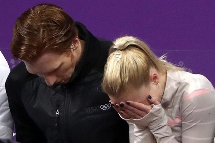 Тарасова и Морозов упустили медаль в произвольной программе фигуристов
