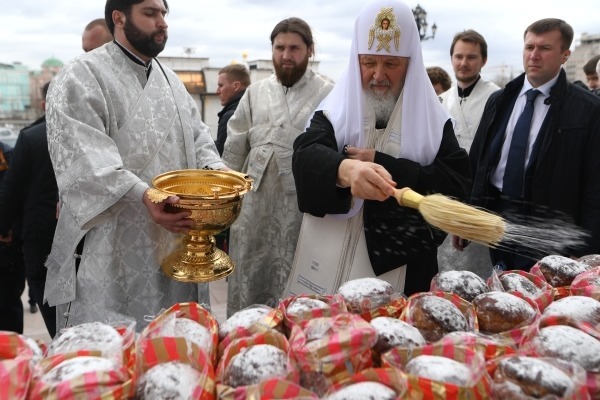 Пасха освящение куличей и яиц